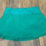 Lululemon Pace Rival Skirt Maldives Green Size 6 Photo 0