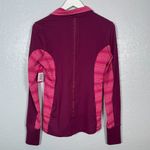 Moving Comfort  Women M Maroon Pink Crimson Foxie Full Zip Coat Jacket Pocket Run Photo 5