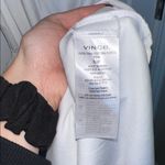 Vince NWOT  Tie Waist Square Neck Midi Dress - White Photo 5