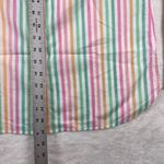 Talbots  Striped‎ Cotton Button Down Shirt Pastel Colors Womens Size S Photo 2