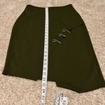 Worthington  Dark Green Pencil Skirt with Button Accents Photo 6