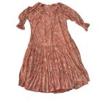 Free People women's medium feeling groovy oversized boho dress maxi long tiered Photo 2