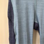 Outdoor Voices  TechSweat Zoom Color Block Blue Leggings, Size M Photo 3