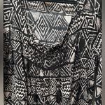 Mossimo Supply Co Tribal Aztec Print Blouse Cream and Black L Size L Photo 7