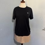 Marine layer Women Black Embroidered Bee Crew Neck Short Sleeve T-Shirt Sz M Photo 2