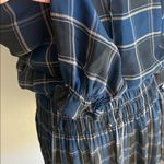 Current Air  Plaid Blouson Sleeve Pleated Mini Length Dress Size Medium Photo 7