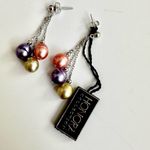 Honora dyed dangling pearl sterling silver earrings Photo 4