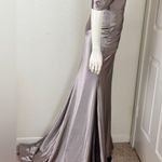 Cinderella  Divine Gray Satin Dress Size Small Photo 6