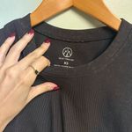 Black Fitted Sleeveless Crop Tank Top Size XS Photo 1