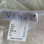 Venus  White Lace Backless Dress Photo 7