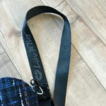 Betsey Johnson NWT BLACK n MULTICOLOR TWEED HEART LUV BETSEY CROSSBODY Photo 5