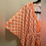 Cabana Life Orange & White Nantucket Swim Cover Photo 6