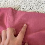 Topshop Peplum Button Down Flutter Short Sleeve Blouse Top Pink (Size 4) date Photo 6