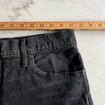 J.Crew  Re-Imagined Black Denim Shorts Raw‎ Hem Button Fly Women's Size 31 Photo 6