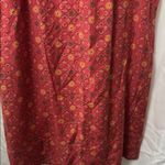 Vans  off the wall Red Floral Dress with Brown Accents Photo 7