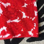 Vintage red floral puff sleeve shift dress Size undefined Photo 5