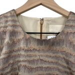 J.Crew  Collection Metallic Bronze Brocade Mini Sheath Dress 3/4 Sleeve NEW 4 Photo 2