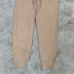 Nike Women’s Phoenix Fleece Joggers Pants Pull On High Waisted in Brown Cream M Photo 5