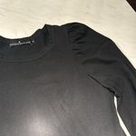 Pomander Place Long Sleeve Puff Sleeve Shirt Black Size XS Photo 1