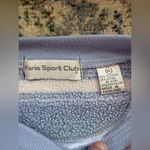 Paris Sports Club Vintage 90s  soft striped oversized sweatshirt, size XL Photo 10