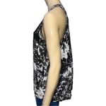 Torn By Ronny Kobo Women’s Size XS Black White Marble Racerback Tank Top Photo 3