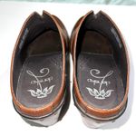 Dansko  Francine Womens Leather Wedge Clogs Heeled Shoes Slip On Brown Size 40 Photo 8