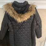 Marc New York  Quilted Black Puffer Coat with Faux Fur Hood Photo 3