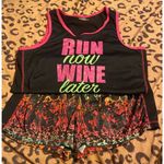 Zone Pro Run Now Wine Later Running Tank & Shorts Size XL Photo 0