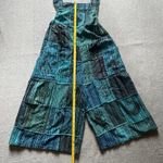 NWT Ananta Romper Woman's L/XL Patchwork Teal Blue Black Pockets Boho Hippie Size undefined Photo 10