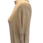 Mod Ref  Long Sleeve Knit Midi Dress Mock Neck‎ Casual Comfort Beige Neutral Photo 3