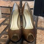 Nine West Francisco Pumps Metallic Brown Size 9.5 Photo 1