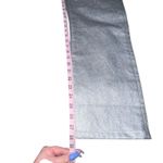 J.Crew Collection Women's Straight Slouchy Jean Metallic Silver Size 28 BT619 Photo 7