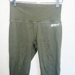 ECHT  Olive Green Cropped Comfort Flex Running Leggings Photo 1