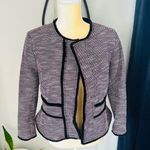 Banana Republic Textured Tweed Blazer Jacket, Size 4, Navy/Red/Multi, NWOT Photo 5