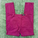 Rocky Mountain vintage maroon  Jeans with buffalo nickel crossover fly, size 25 Photo 1