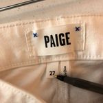 Paige Womens Hoxton Crop Distressed White Denim Jeans Size 27 Photo 5