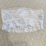 Free People Intimately White Floral Lace Bandeau Bralette Size Small Photo 2