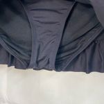 Apt. 9 NEW  women’s solid black stretch ruffle hem skirt lined swimsuit bottoms L Photo 3