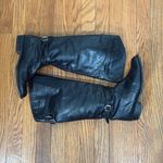 Frye  Dorado Tall Leather Riding Boot Black‎ Women's Size 7 Photo 1