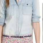 Madewell  Floral Cut Off White Shorts Photo 0
