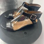 Nine West  wedge‎ sandal size 7 1/2 black 
Bin 1 Photo 3
