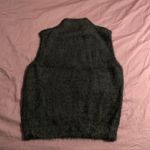 Missguided fluffy black tank top Photo 2