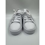 Puma Court Sneaker, White, Women's Casual Low Top Leather Shoes Size 8 Photo 1