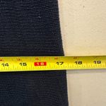 Vince Black Linen V Neck Mesh Knit Sweater Top Long Sleeves Women's XS Photo 8