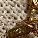 Monet Vintage  Light Purple Acrylic Bead Necklace Lavender Gold Tone 29" Layer Photo 3