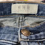 We The Free  Button Fly Straight Leg Denim Jeans - Woman’s Size 25 Photo 3