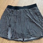 Alo Yoga  Black and White Checkered Skirt Photo 0