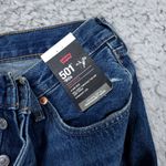 Levi's Premium 501 '90s Straight Baggy Jeans Blue Women's Size 26 x 32 Y2K Loose Photo 3