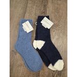 Cuddl Duds Comfort Code by  NWT Plush Warm Socks Blue Women's Shoe Size 4-10 Pair Photo 0