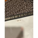 Y2K Brown Geometric Ruffle Dress XL Women's V Photo 8